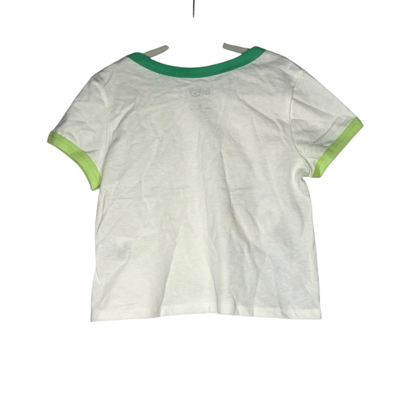 St. Patrick’s Day Bluey ringer Short Sleeve Graphic Tee Girls Boys XS NWT - Picture 3 of 12